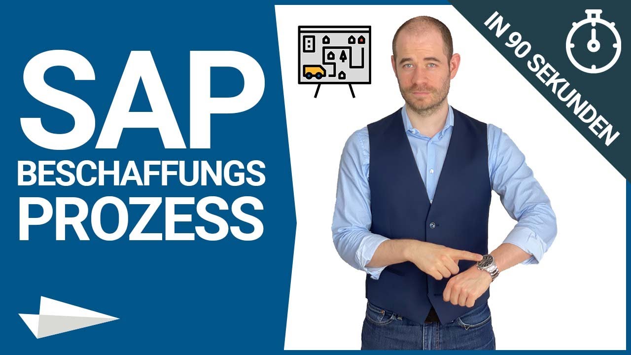 SAP Beschaffungsprozess in 90 Sekunden - Lieferantenauswahl bis Zahlungsausgang
