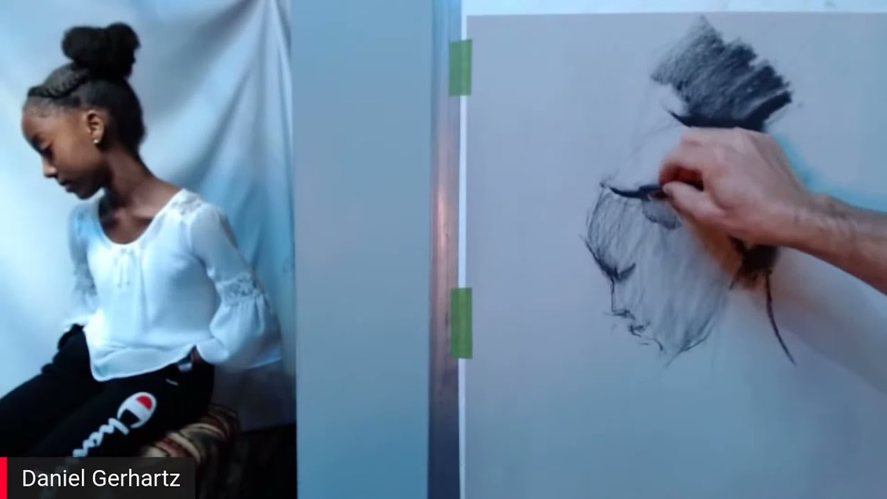 Daniel Gerhartz - portrait drawing demo