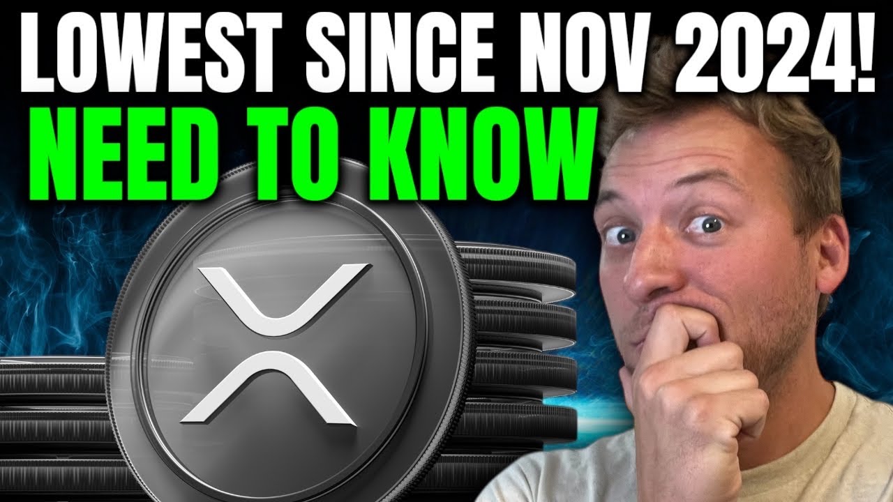 RIPPLE XRP - САМЫЙ НИЗКИЙ УРОВЕНЬ С НОЯБРЯ 2024 ГОДА?!! НУЖНО ЭТО ЗНАТЬ!