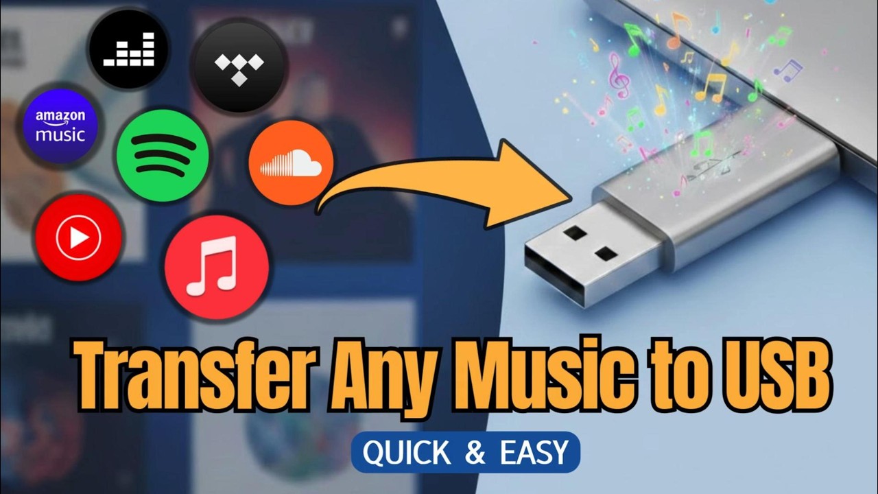 How to Transfer Any Music to USB Flash Drive? (Spotify, Apple Music and more)