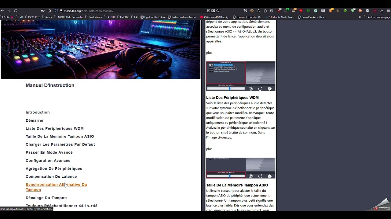 #Windows10#Windows11#ASIO4ALL - Pilote ASIO Universel Pour WDM Audio 2.17