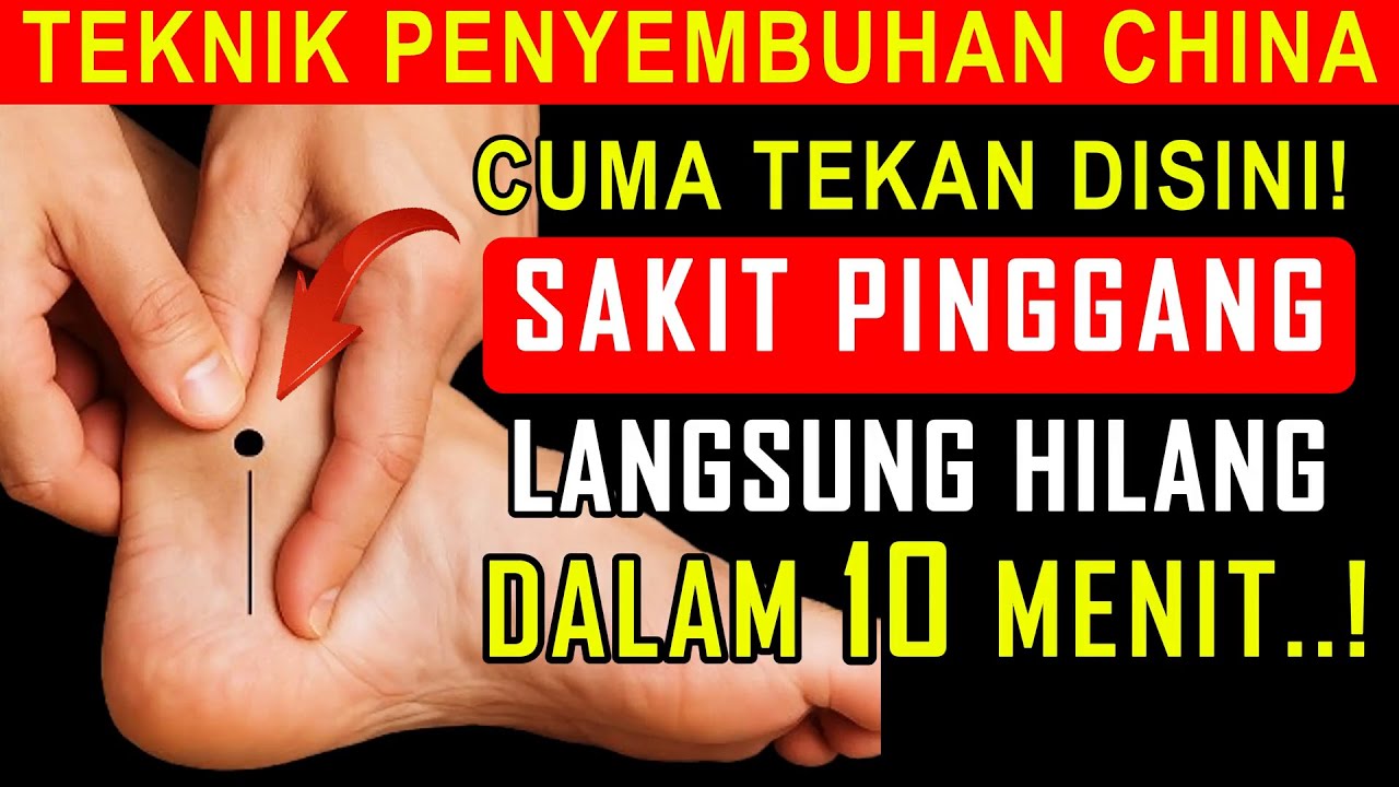 LANSIA LAKUKAN INI! NYERI PINGGANG HILANG dalam 10 Menit