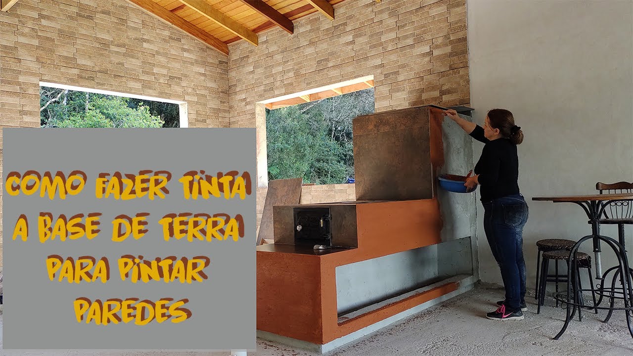 Como fazer tinta usando apenas terra, cola e água
