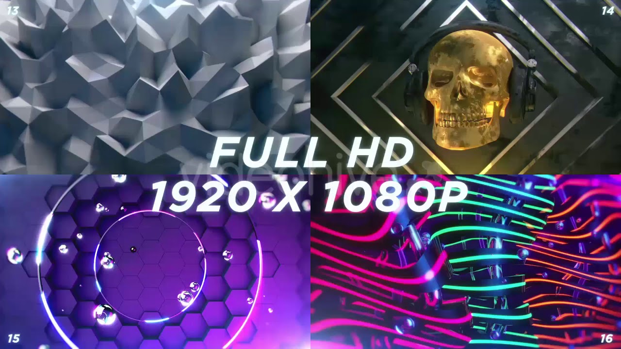 30 Professional VJ Background Loops Pack