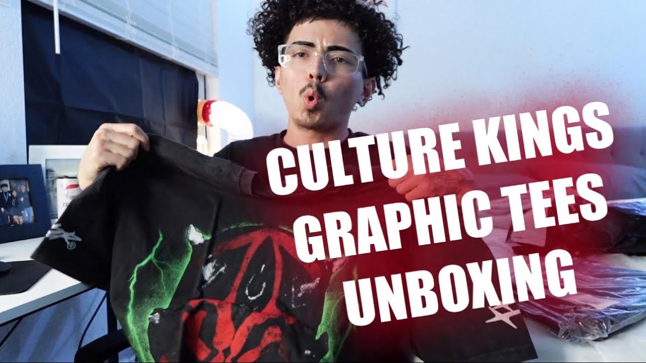 CULTURE KINGS GRAPHIC TEE UNBOXING🔥😱