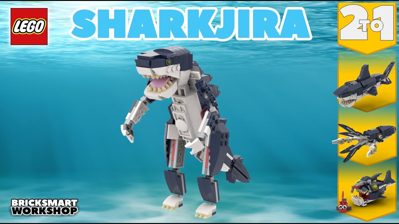 Sharkjira MOC LEGO 31088 2 to 1 Alternate Digital Build
