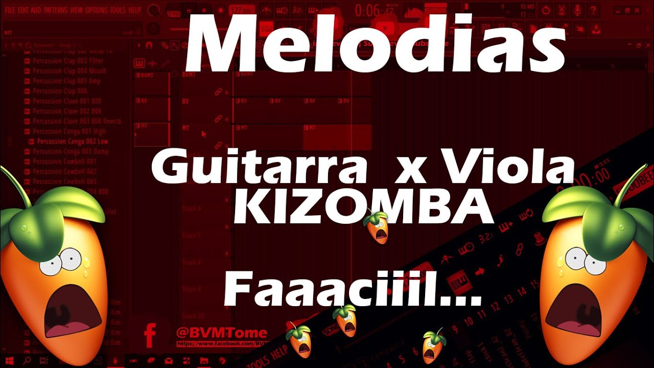 Como fazer melodias para kizomba: Guitarra/Viola | FL Studio Tutorial