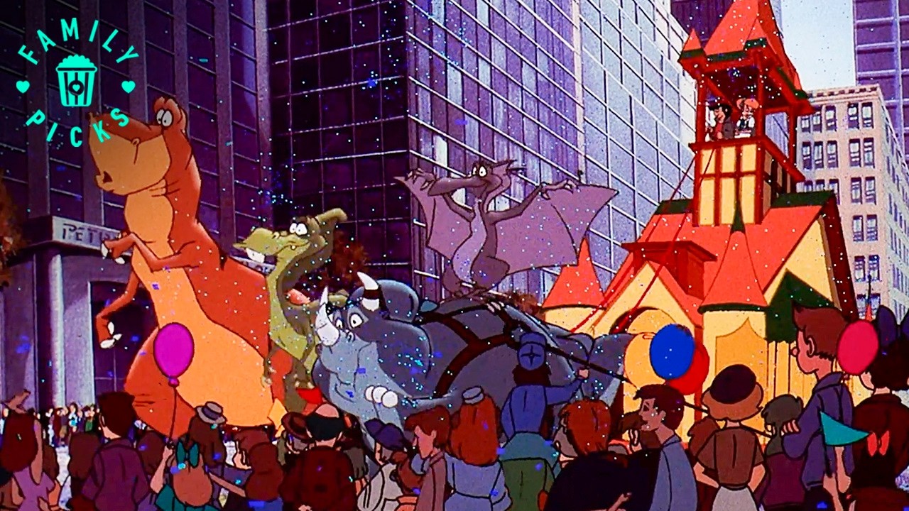 The Dinosaurs Race Through New York City | We’re Back! A Dinosaur’s Story