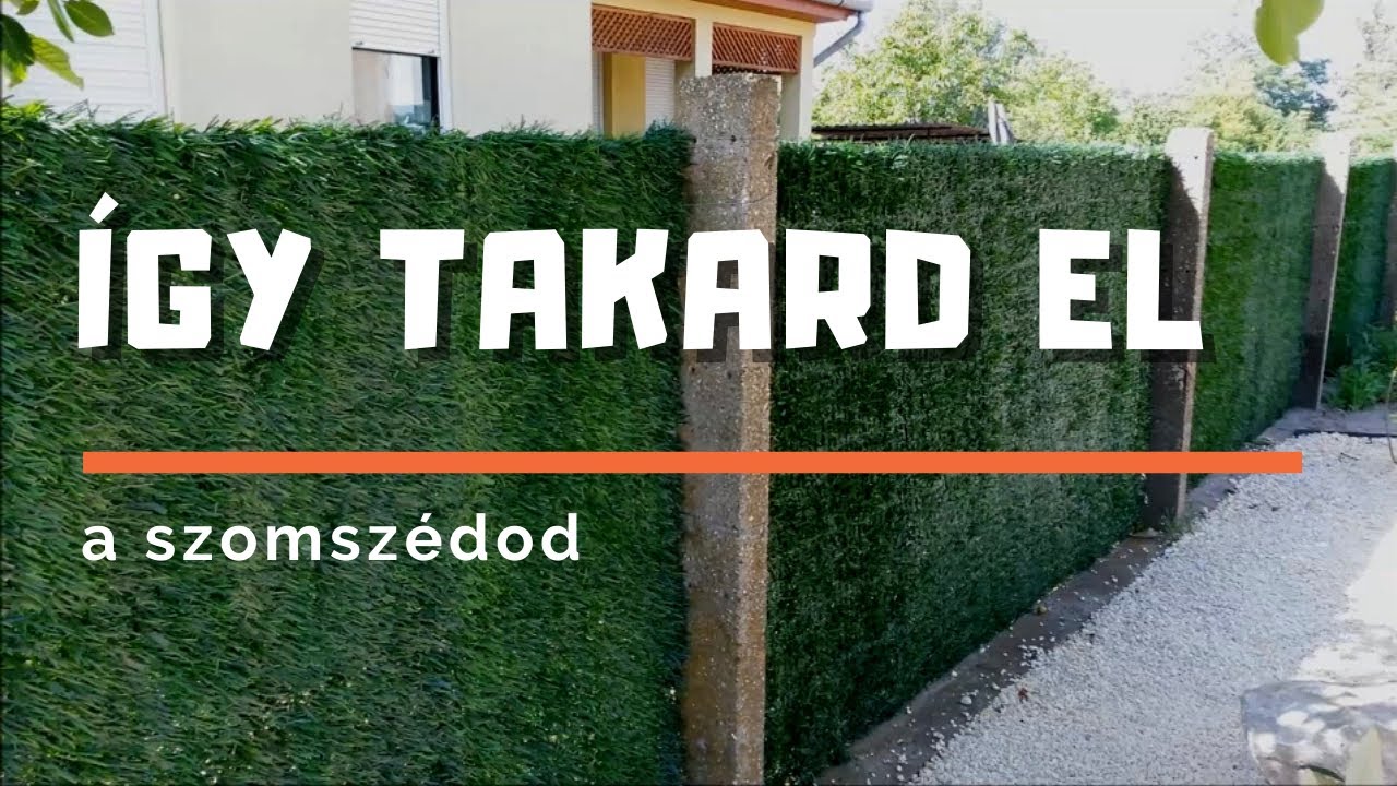 ÁRNYÉKOLÓ MŰSÖVÉNY KERÍTÉSRE | Hidenatur Plus