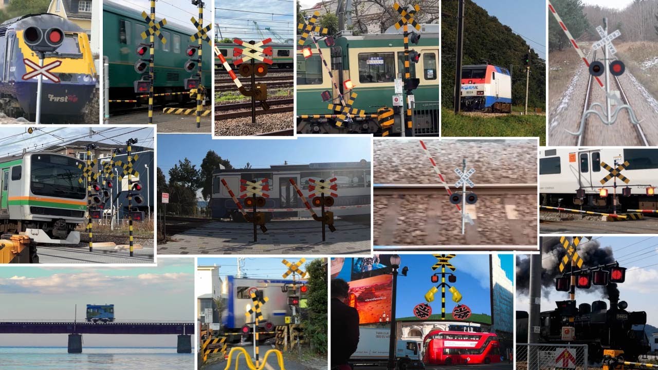 めちゃ変な踏切 総集編 | weird Japanese railroad crossing complication