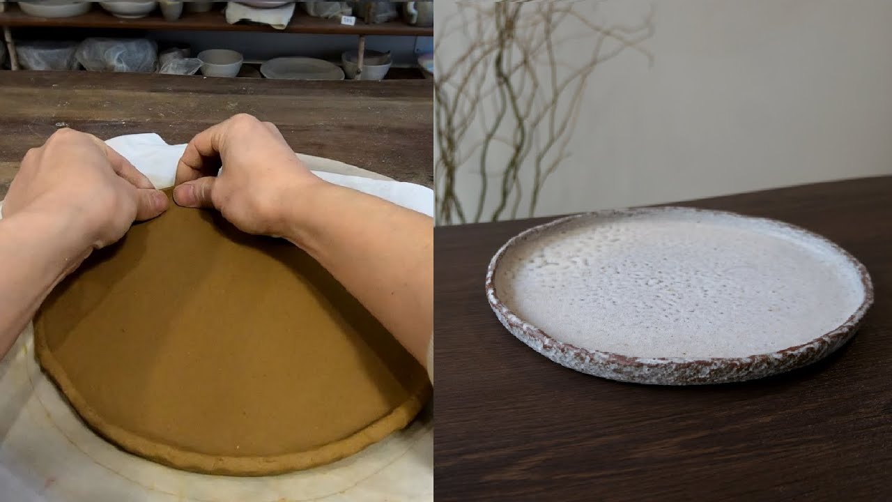 투박해서 예쁜 접시 만들기 Making a Rough Organic Plate