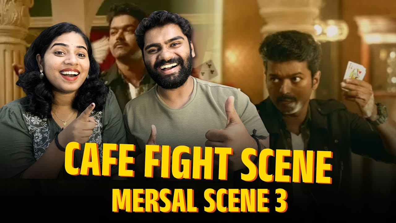 Mersal Magic Fight Scene REACTION🔥 | Thalapathy Vijay | Atlee | A R Rahman - SCENE 2 @AshwinKavya