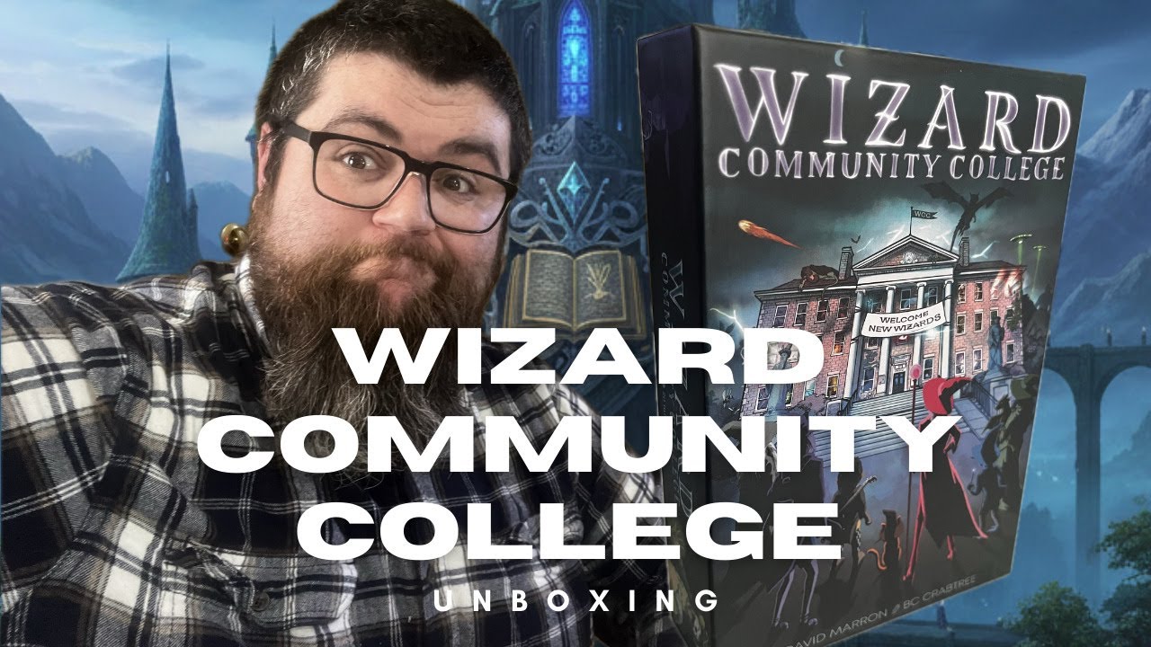 I tried to unbox Wizard Community College, but my daughter had other plans 😂