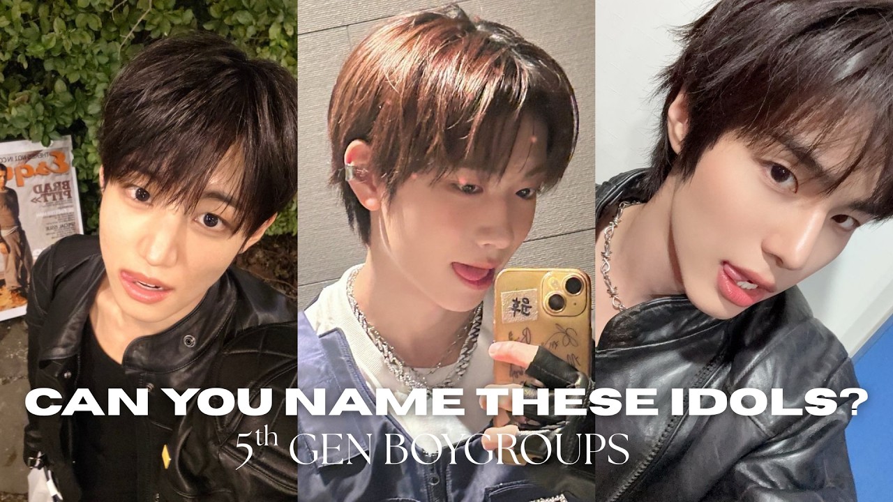 can you name these 50 male idols | 5th gen bgs