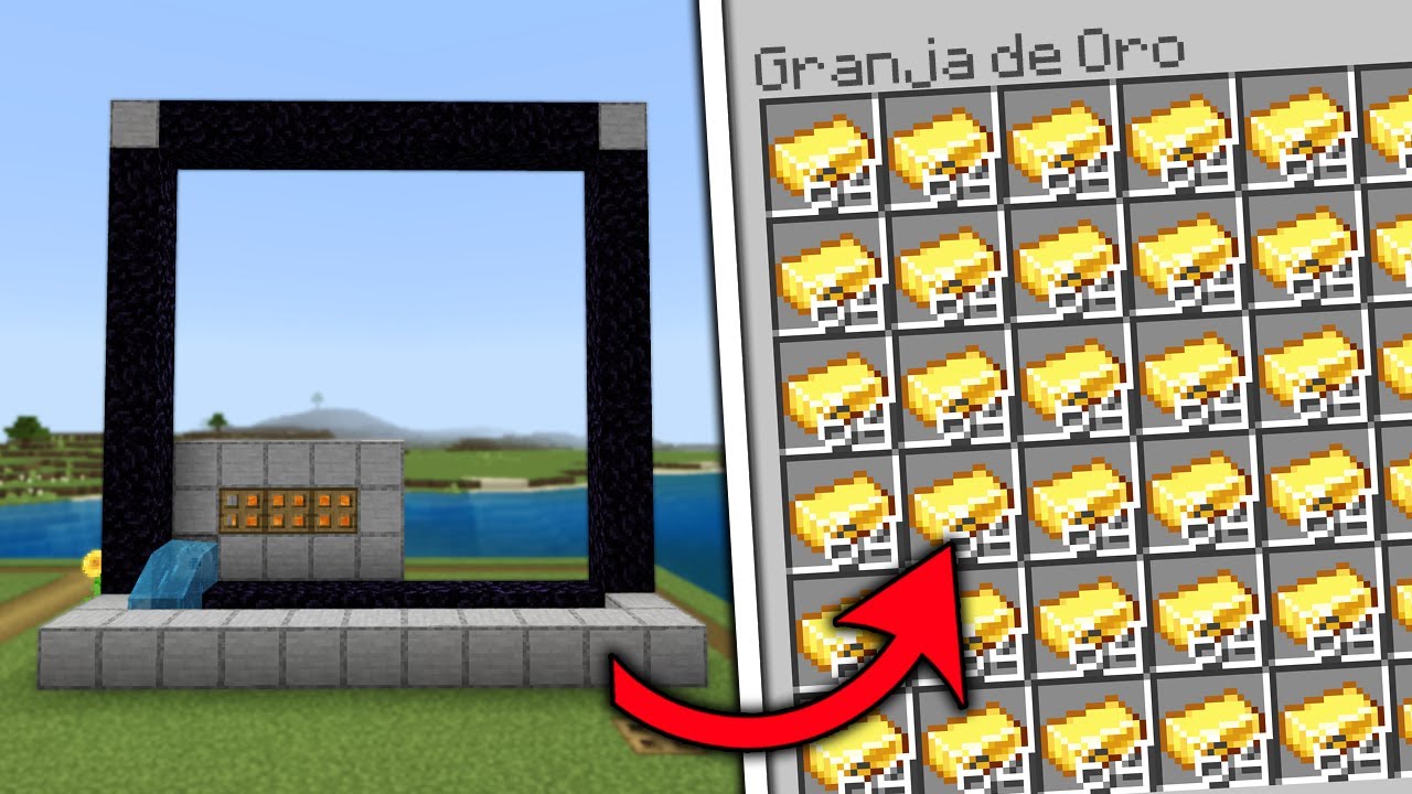 Granja de Oro Más Fácil en Minecraft Bedrock 1.21.20