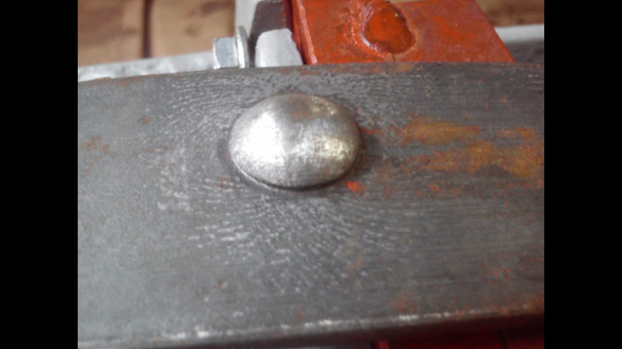 Пресс для декоративных заклёпок.Холодная ковка.Press for decorative rivets.Сold forging.