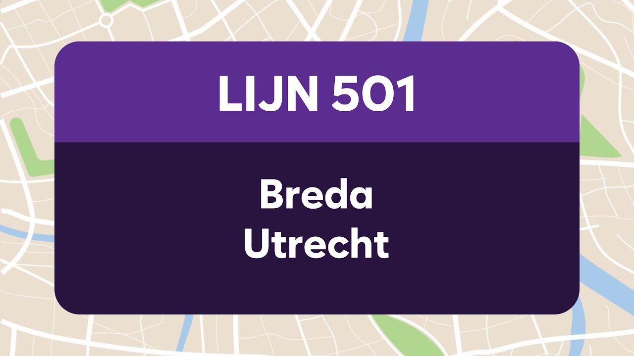 Lijn 501 Breda - Utrecht