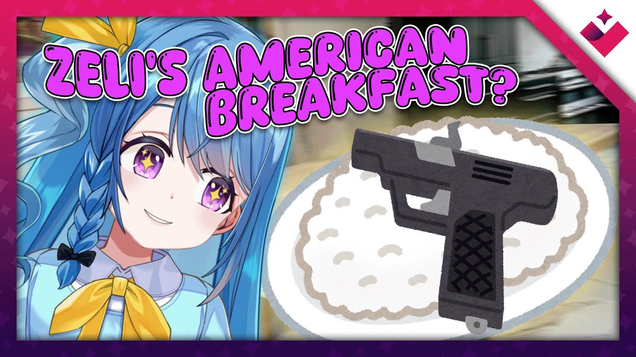 Zeli is having a gun for her breakfast [Zeli Zuimu | VTuber Clips]