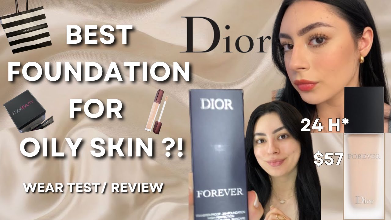 DIOR FOREVER MATTE FOUNDATION WEAR TEST/ REVIEW * oily skin*