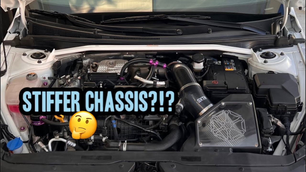 Ultra Racing Strut Bar &  Bracing For The Elantra N!
