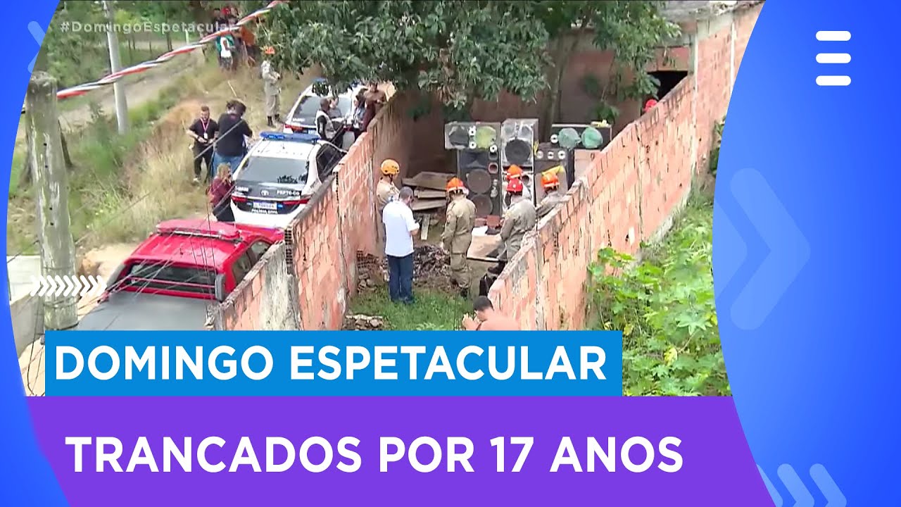Domingo Espetacular traz novos detalhes do caso da família que ficou trancada por 17 anos