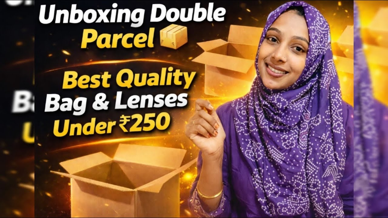 Unboxing double parcel 📦 ll Best Quality ll under 250rs ll #unboxing #unboxingvideo #bags #dailyvlog
