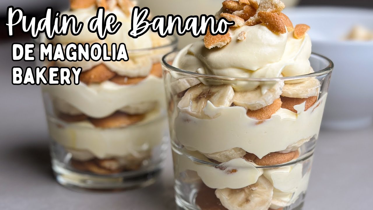 PUDÍN DE BANANO DE MAGNOLIA BAKERY | Cómo Hacer Un Dellicioso Pudín de Banano