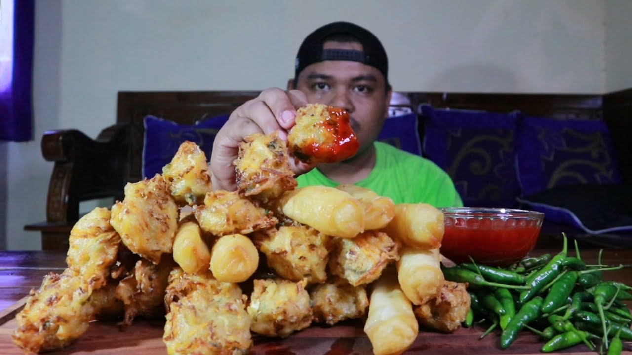 MUKBANG GORENGAN!!SEGINI HARUS HABIS SENDIRIAN