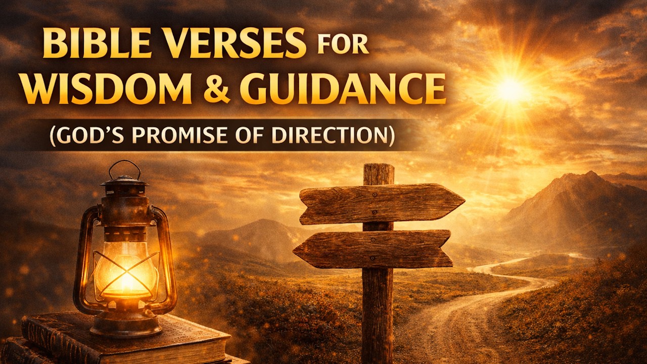 Bible Verses for Wisdom and Guidance (God’s Promise of Direction)