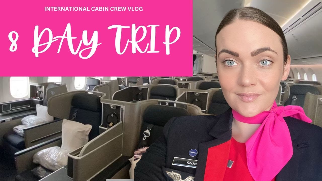 Australian Flight Attendant Vlog | 8 Day Cabin Crew International Trip