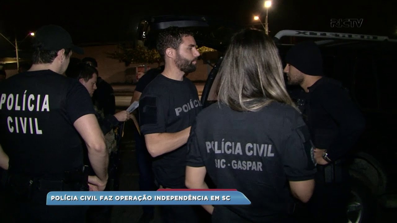 Pol&iacute;cia Civil faz opera&ccedil;&atilde;o independ&ecirc;ncia em SC