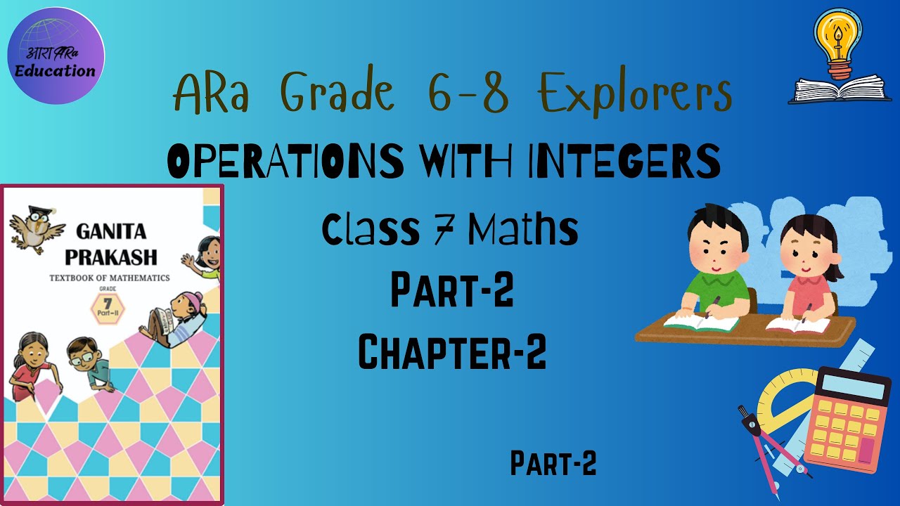 Operations with Integers Part-2, NCERT Class 7 Math Part-2, Class 7 Math Chapter-2, Integers in Math