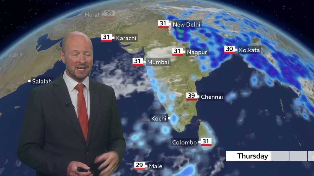 BBC Weather today in SOUTH AND CENTRAL ASIA - July 8th, 2026