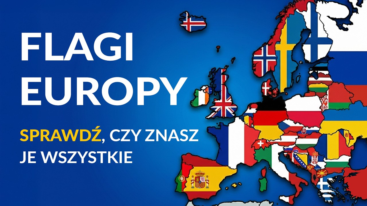 FLAGI EUROPY - czy znasz je wszystkie? QUIZ i ciekawostki | Wszystkie kraje i terytoria zależne