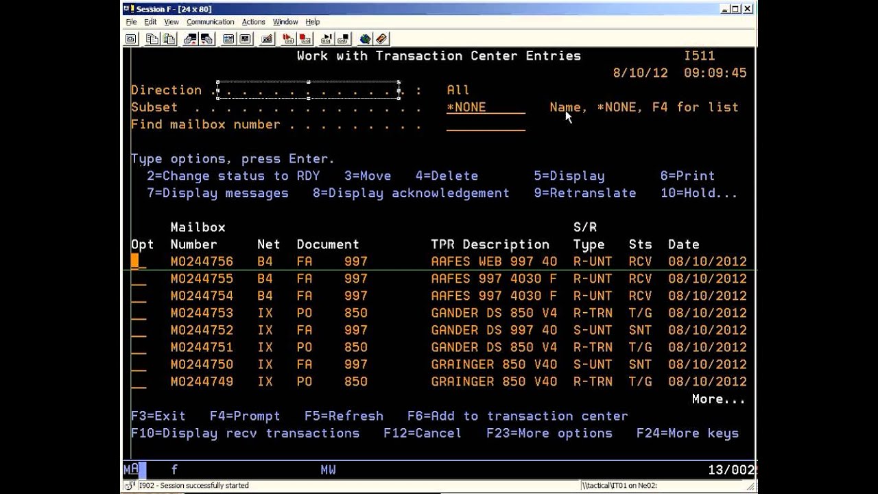 IBM iSeries (AS/400) Group Jobs demo video
