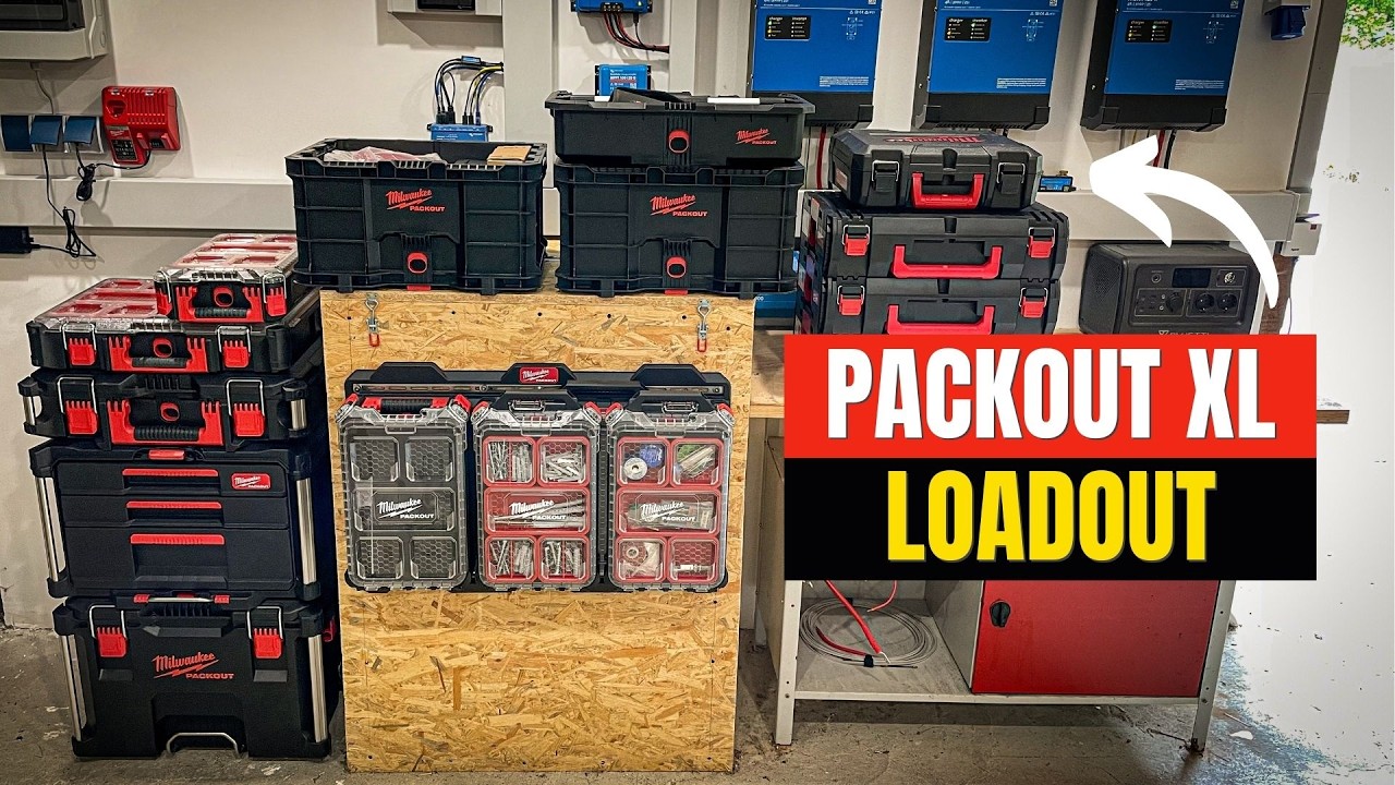 Endlich Ordnung im PV-Stadl - Neues Milwaukee Packout Setup
