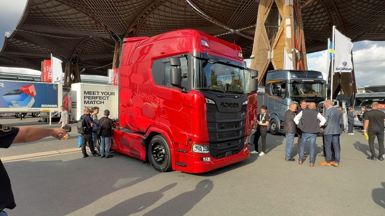New 2027 Scania V8 770 S Longline &ndash; 3,700Nm V8 Flagship Rig Walkaround at IAA Transportation in 4K!