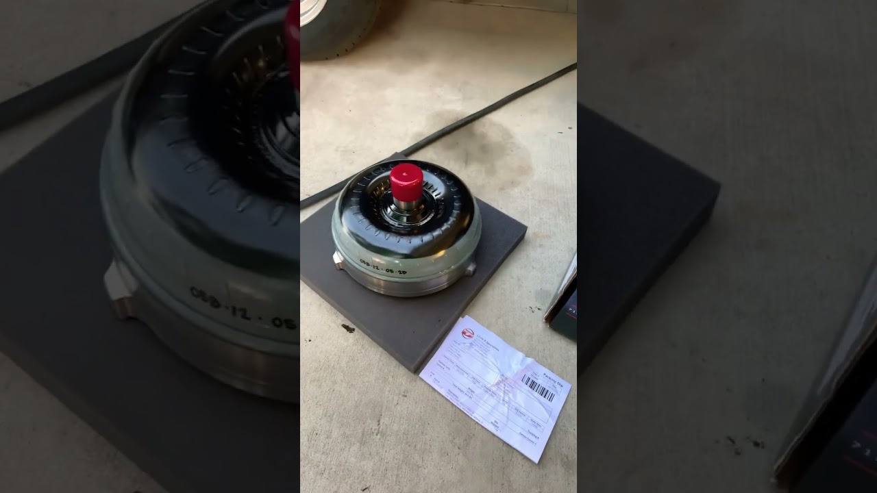 It finally came😈🫣 circle d torque converter. 3200-3400 stall. This is what you get! #shorts #cars