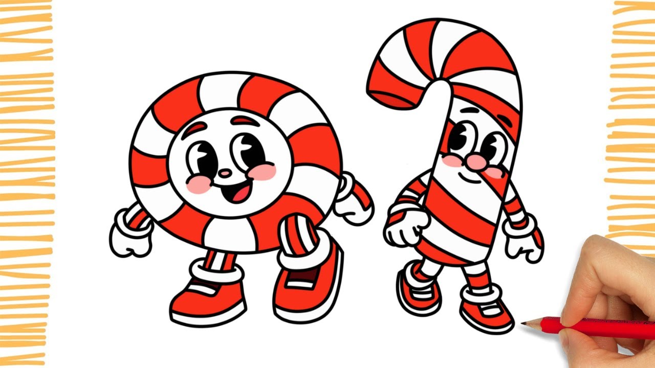 How To Draw LOS CANDIES I BRAINROT I Easy