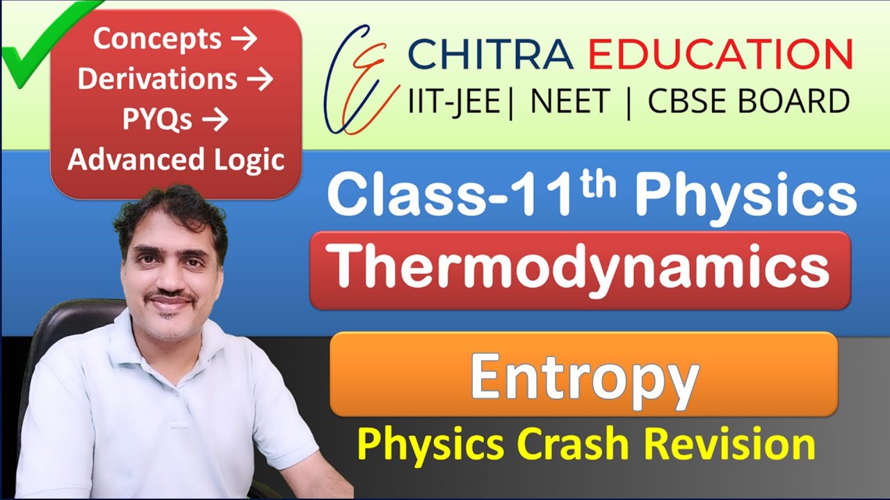 L-13 Entropy – Second Law of Thermodynamics | Class XI Physics | JEE & NEET