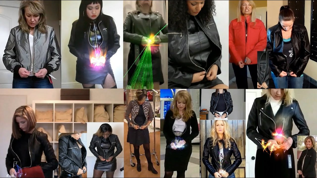 Zipper, just zip, just zip zip zip! Girls zipping jackets video 11