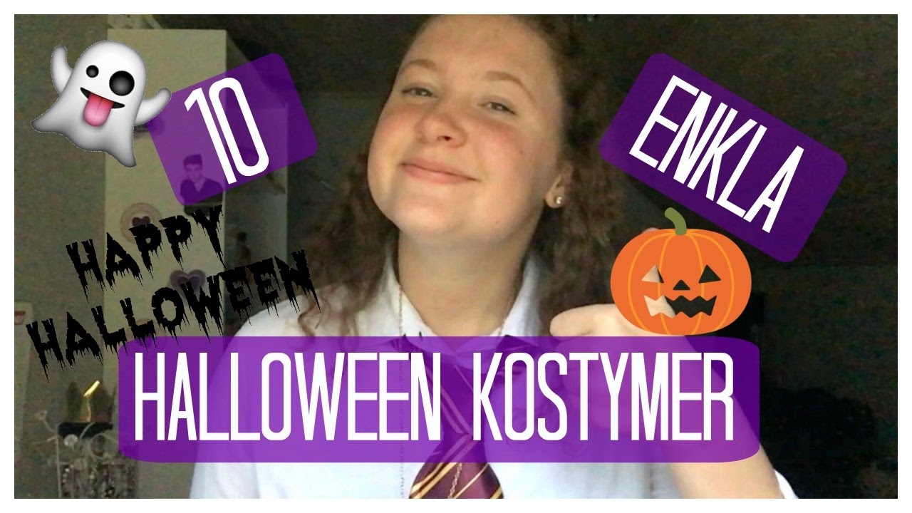 10 ENKLA HALLOWEEN KOSTYMER