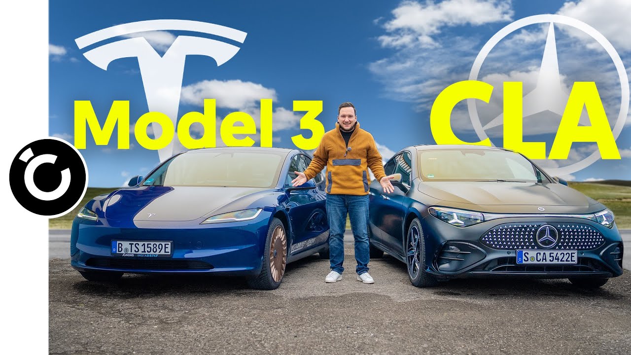 CLA vs Model 3 - kann Mercedes Tesla schlagen? (Verbrauch, Alltag, Technik)