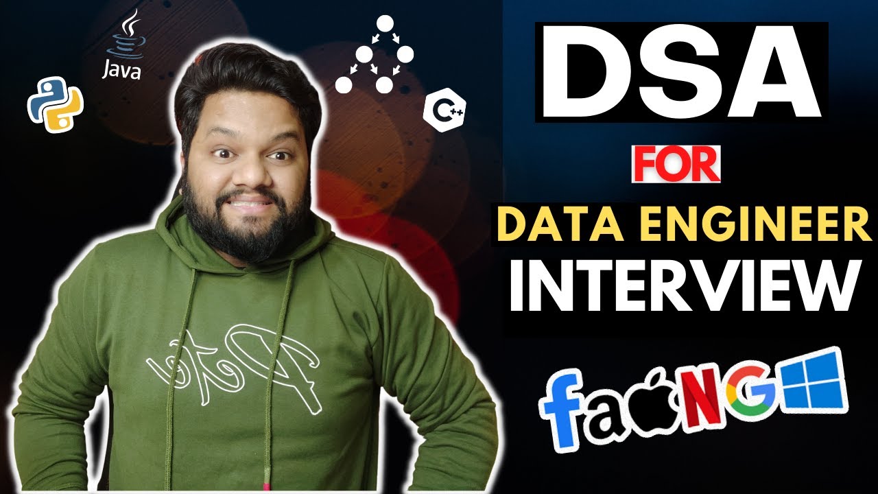 DSA All Topics For DATA ENGINEERS 🔥INTERVIEWS For 2022, Difficulty LEVEL, Questions FOR FAANG