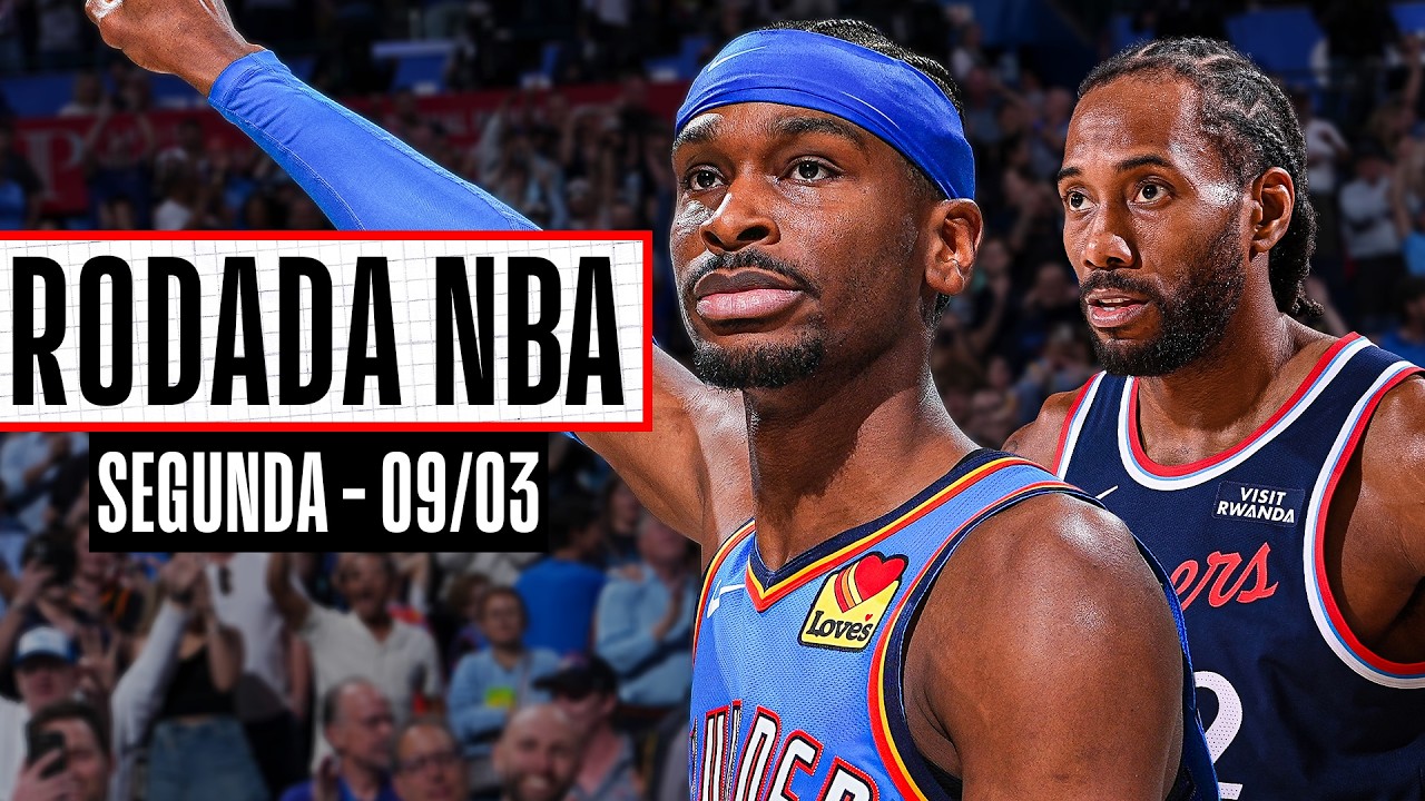 SHAI bate marca HISTÓRICA vs NUGGETS; KAWHI DOUTRINA contra os KNICKS - Rodada NBA 09/03