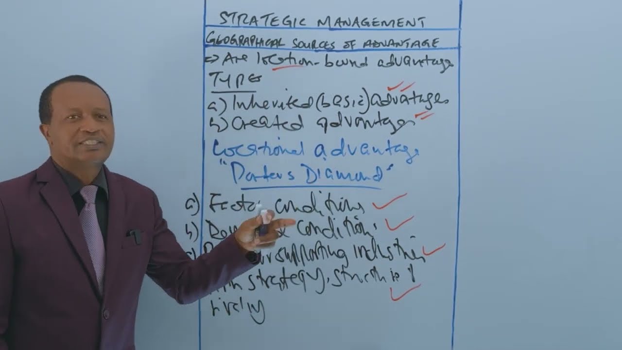 GEOGRAPHICAL SOURCES OF ADVANTAGE