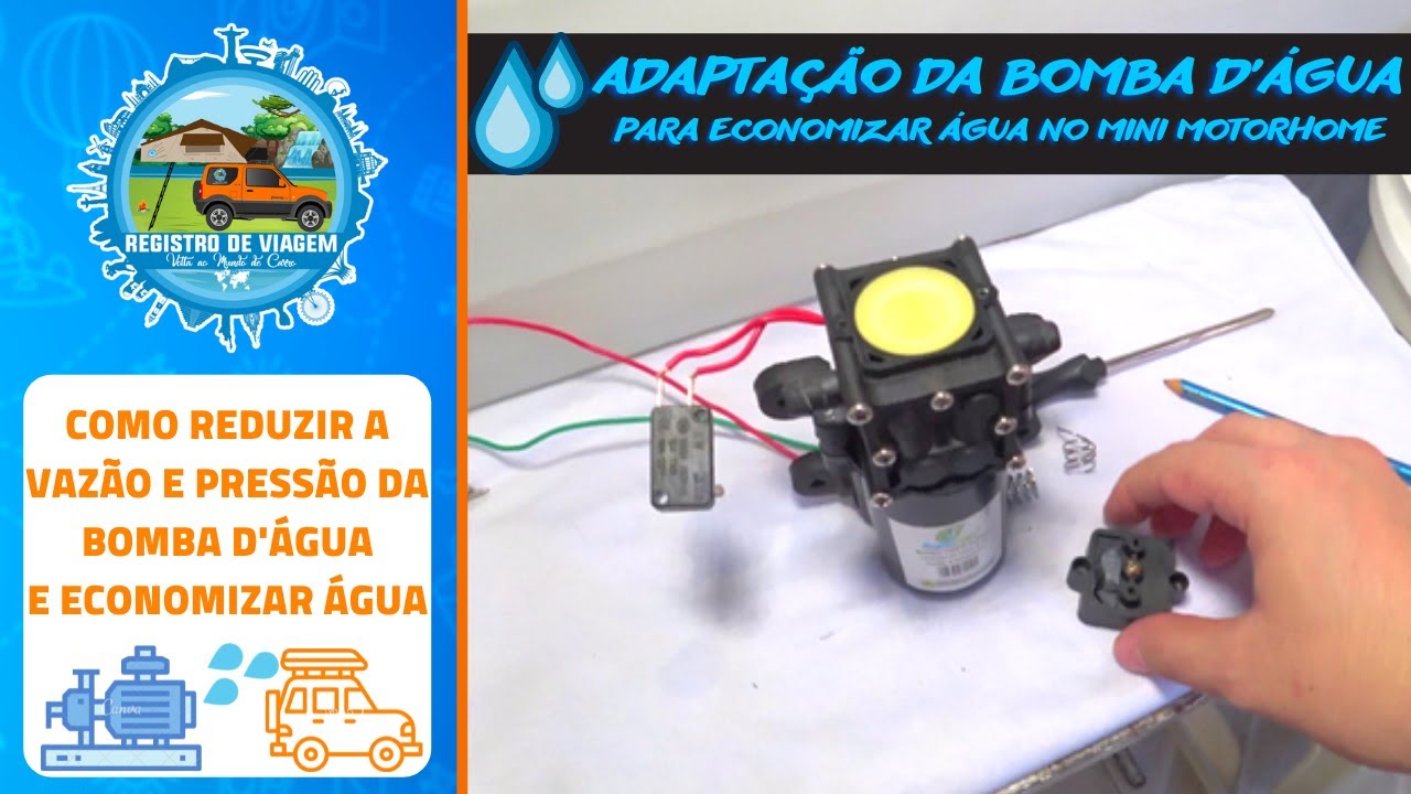 💧 COMO TRANSFORMAR BOMBA DE IRRIGAÇÃO BARATA EM BOMBA D'ÁGUA AUTOMÁTICA PARA MOTORHOME 💧 | #015/21