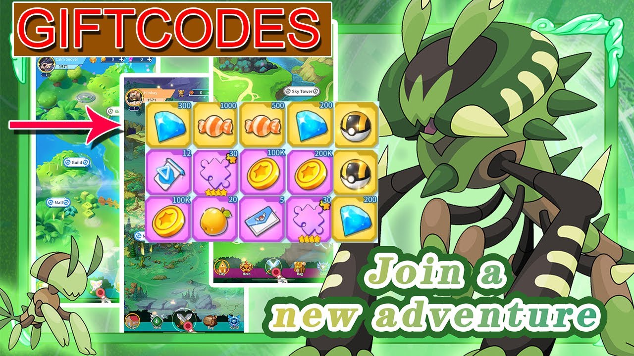 Eternal Evolution & All 6 Redeem Codes | 6 Giftcodes Eternal Evolution Pokemon RPG Game