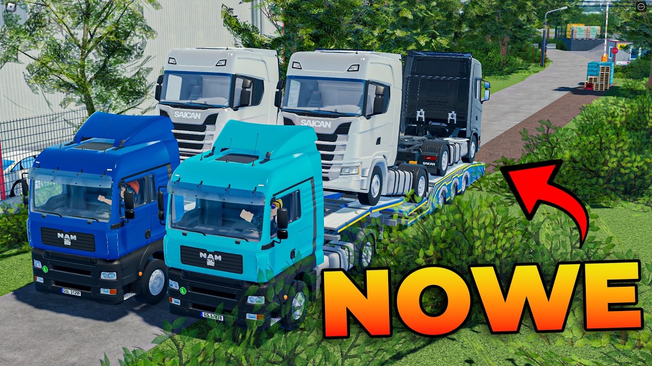 MOŻEMY PRZEWOZIĆ SAMOCHODY NA CIĘŻAR&Oacute;WKACH W PCD - Hogaty i Bartek w Roblox - Polish Car Driving