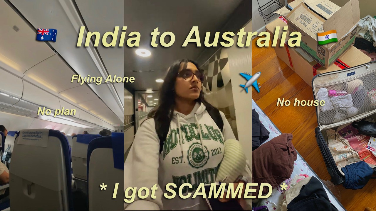 I travelled to Australia ALONE *Got SCAMMED* | India to Australia study abroad journey